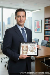 Medial meniscus tear stock image | Medial meniscus tear stock anatomy images for attorneys | Medial meniscus tear of knee medical images for attorneys | Instant downloads of anatomy injuries and procedures | Stock medical illustrations for attorneys | Stock medical images for injury attorneys | Legal graphics for trial and mediation | Instant downloads of high-quality images of anatomy injuries and procedures | Medial meniscus tear posterior horn right knee trial exhibit | Knee injury medical exhibit for pe