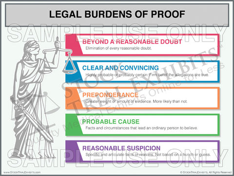 Legal Burdens of Proof